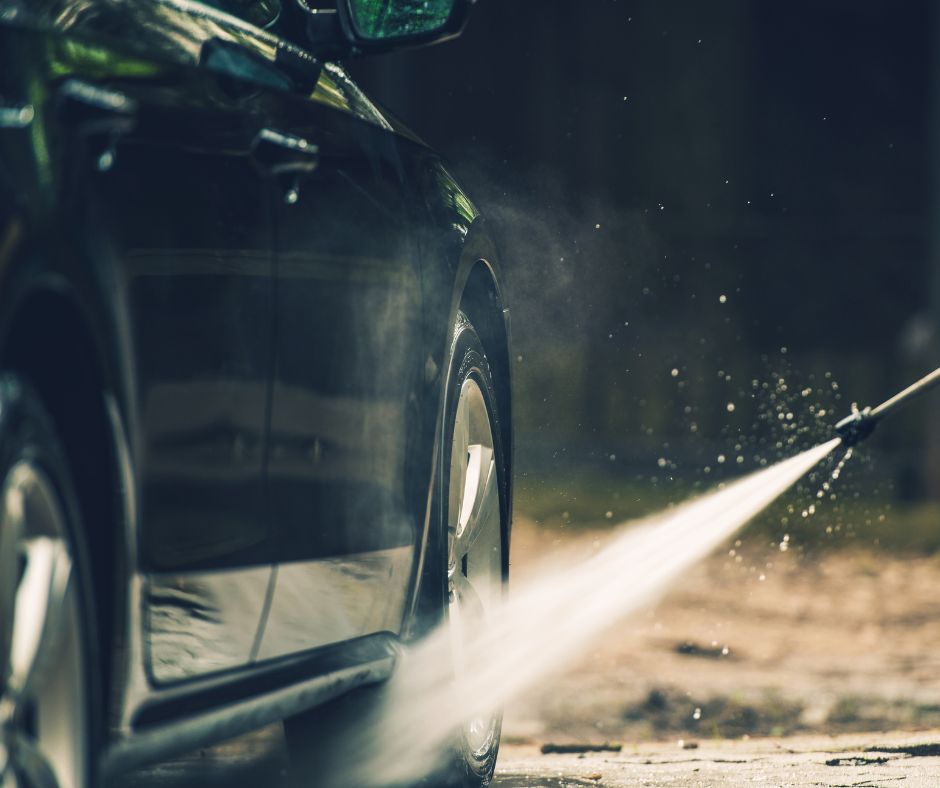 wash cars